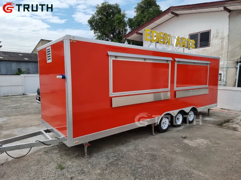 Seolann Custaiméir Téalainnis Gnó Pizza & BBQ go rathúil le Leantóir Bia Dearg 6.7m ó Qingdao Truth Technology