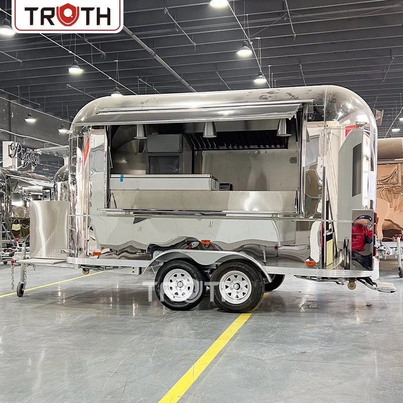 Trucail Bia Airstream-Style sa Fhrainc: Leantóir Fast Bia Cruach Dhosmálta Tógtha le haghaidh Stíl agus Seirbhíse