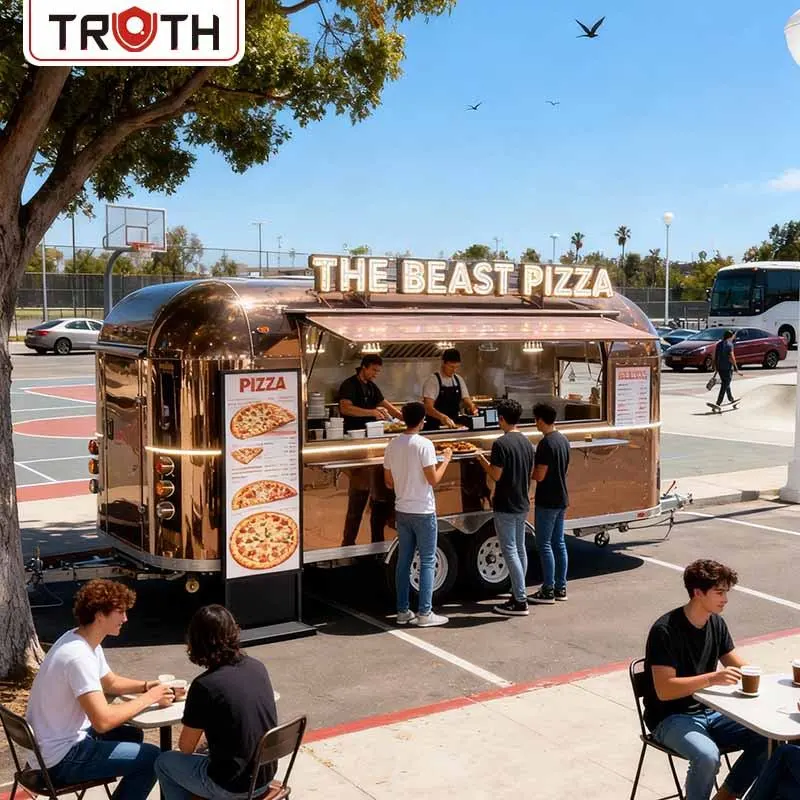 Pizza Cart Truck Bia