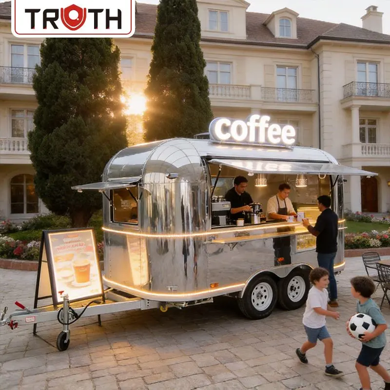 Leantóir Caife Truck Bia Bia Van Cart