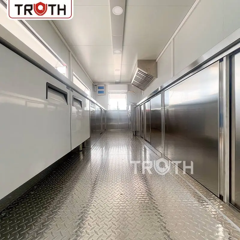 Usa Standard Food Trailer With Bathroom
