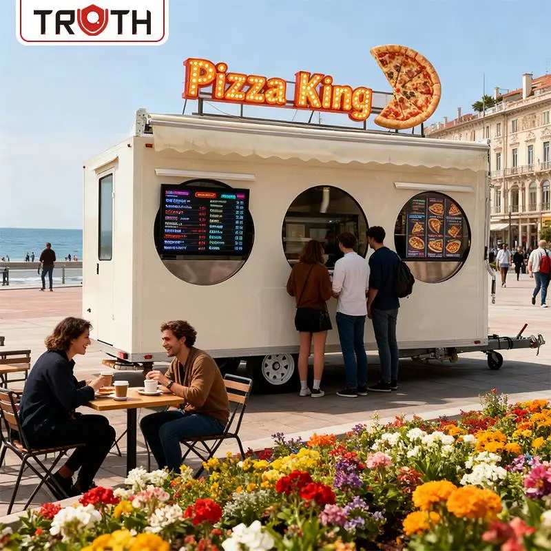 Pizza Truck Fast Food le Cistin Iomlán