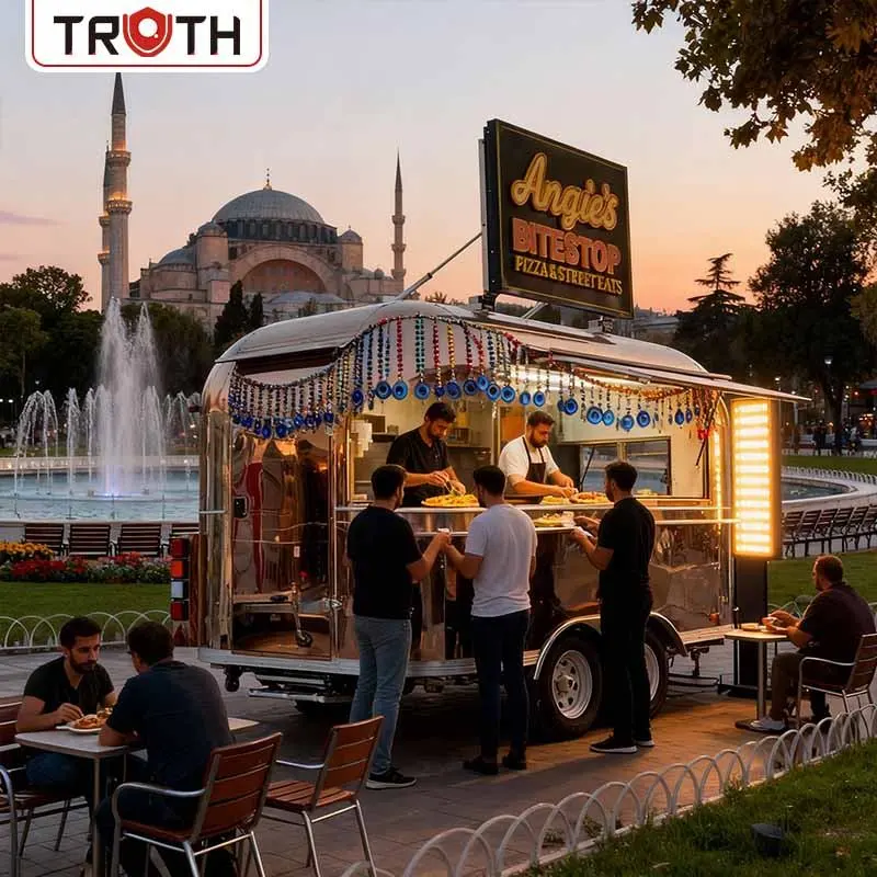 Us Standard Food Truck Pizza Oighinn Cairt Bia